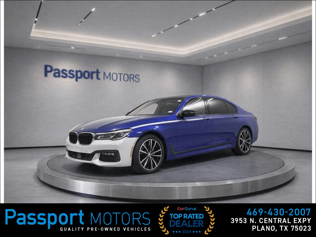 2018 BMW 740I/MSPORT PKG/REAR ENTERTAINMENT /WRAP for sale in PLANO