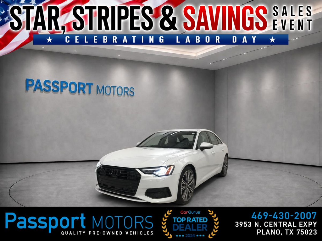 2023 AUDI A6/EXECUTIVE PKG/BLACK OPTIC PKG/20" SPORT WHEELS for sale in PLANO