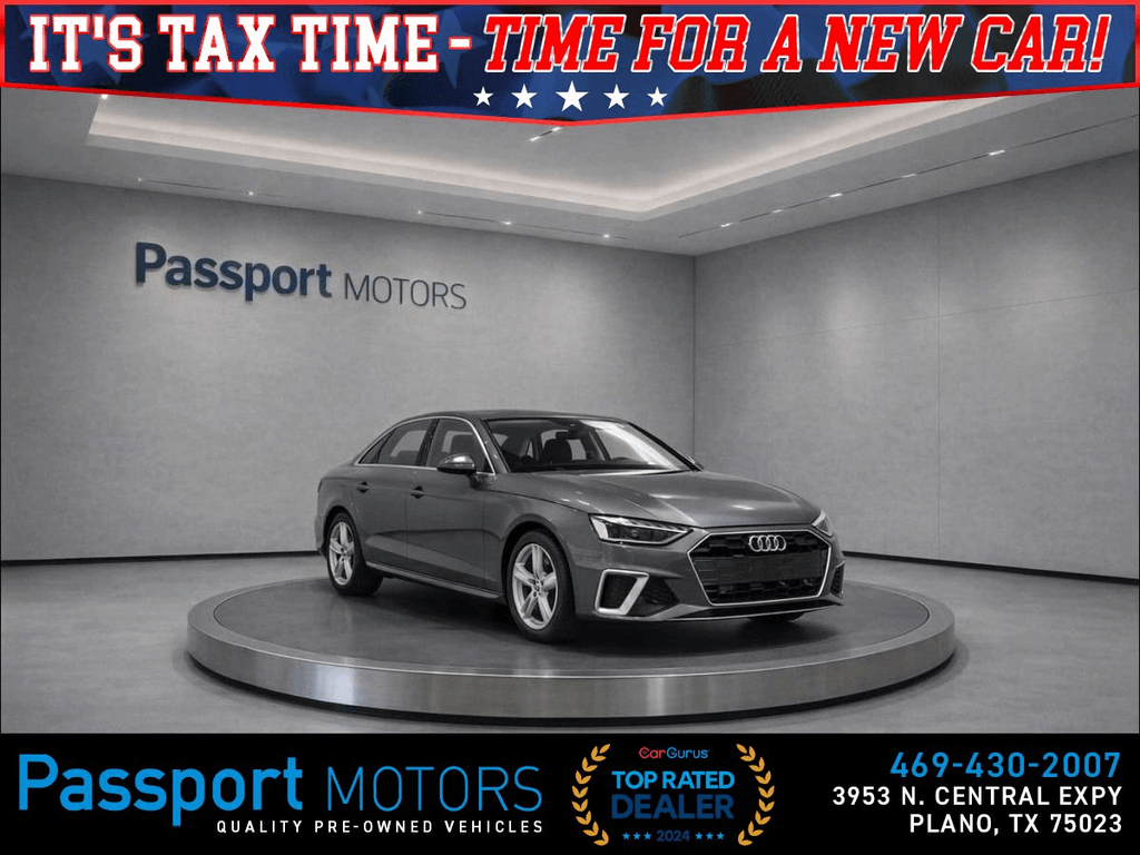 2022 AUDI A4/SPORT/PREMIUM PLUS/BANG&OLUFSEN SOUND for sale in PLANO