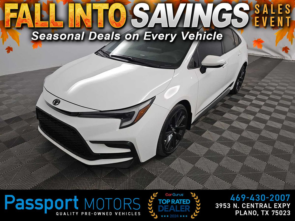 2024 TOYOTA COROLLA/SE/UP GRADED BLACK WHEELS/SPOILER for sale in PLANO
