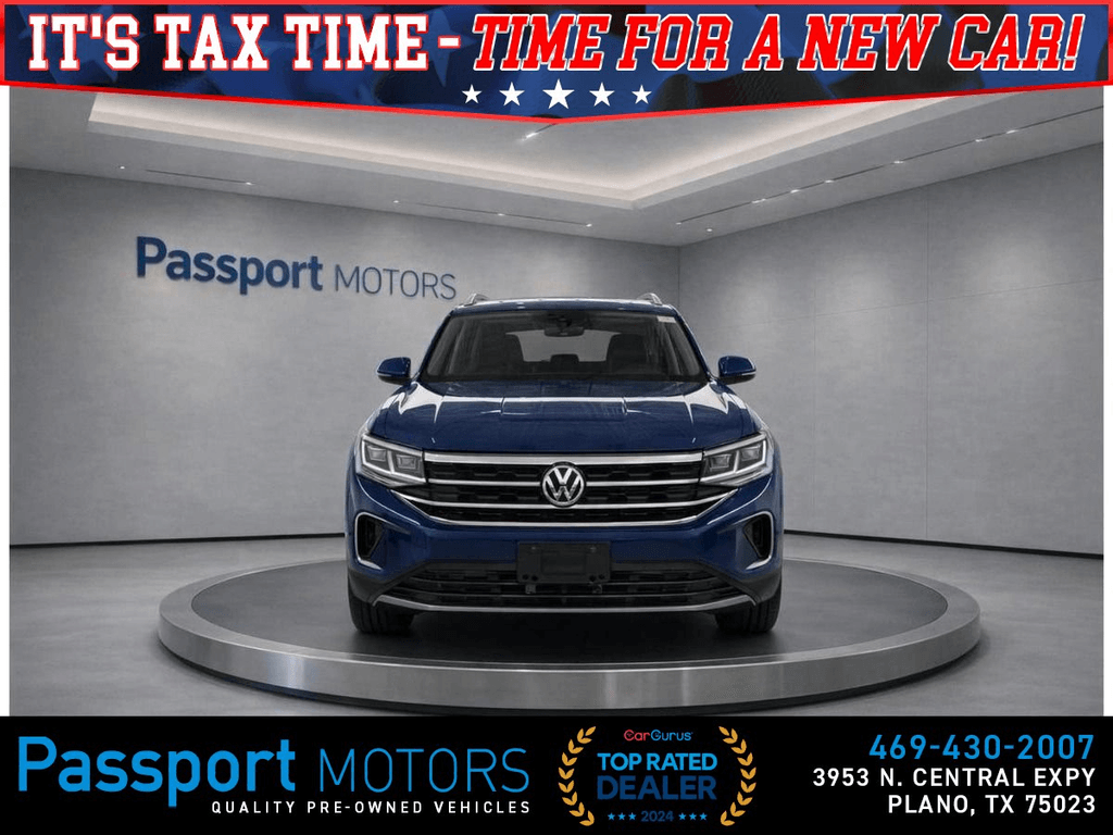 2025 VOLKSWAGEN ATLAS/TECH PKG/PANORAMIC ROOF/20" WHEELS/COOLED SEATS for sale in PLANO