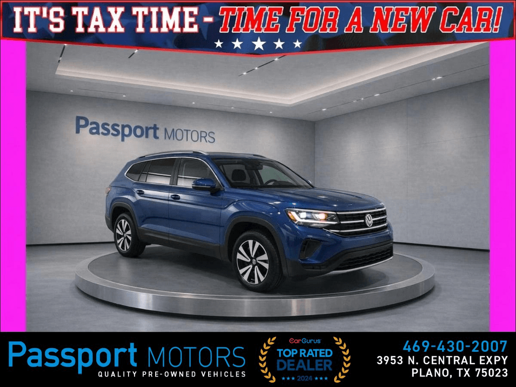 2025 VOLKSWAGEN ATLAS/TECH PKG/PANORAMIC ROOF/20" WHEELS/COOLED SEATS for sale in PLANO