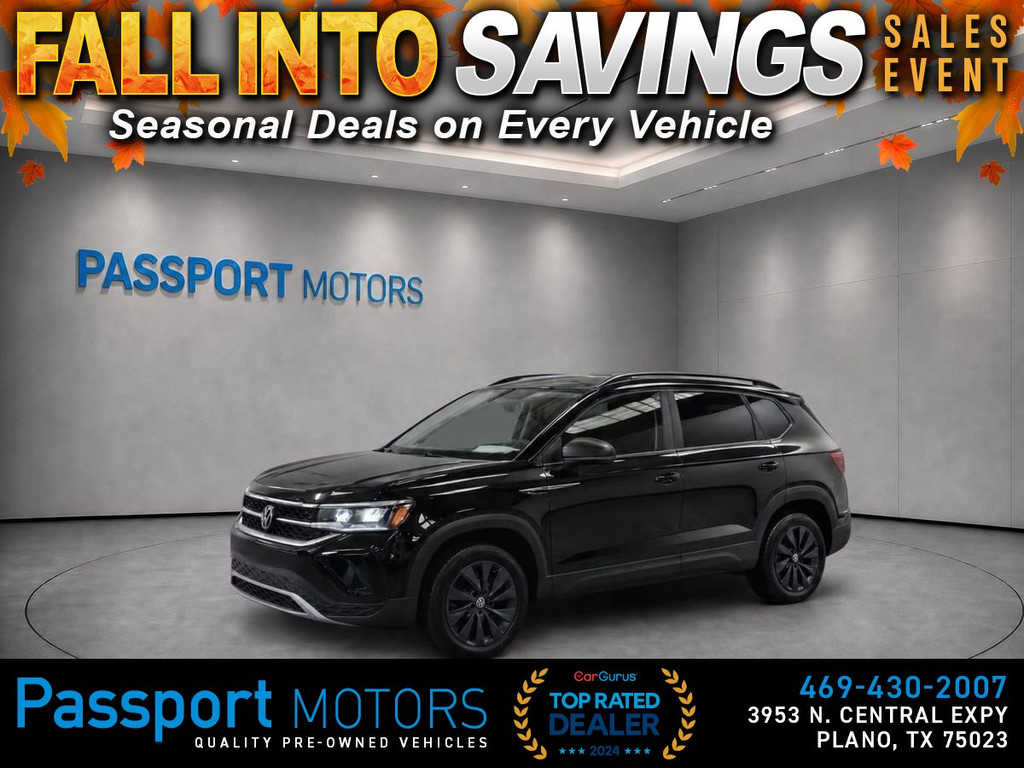 2022 VOLKSWAGEN TAOS for sale in PLANO