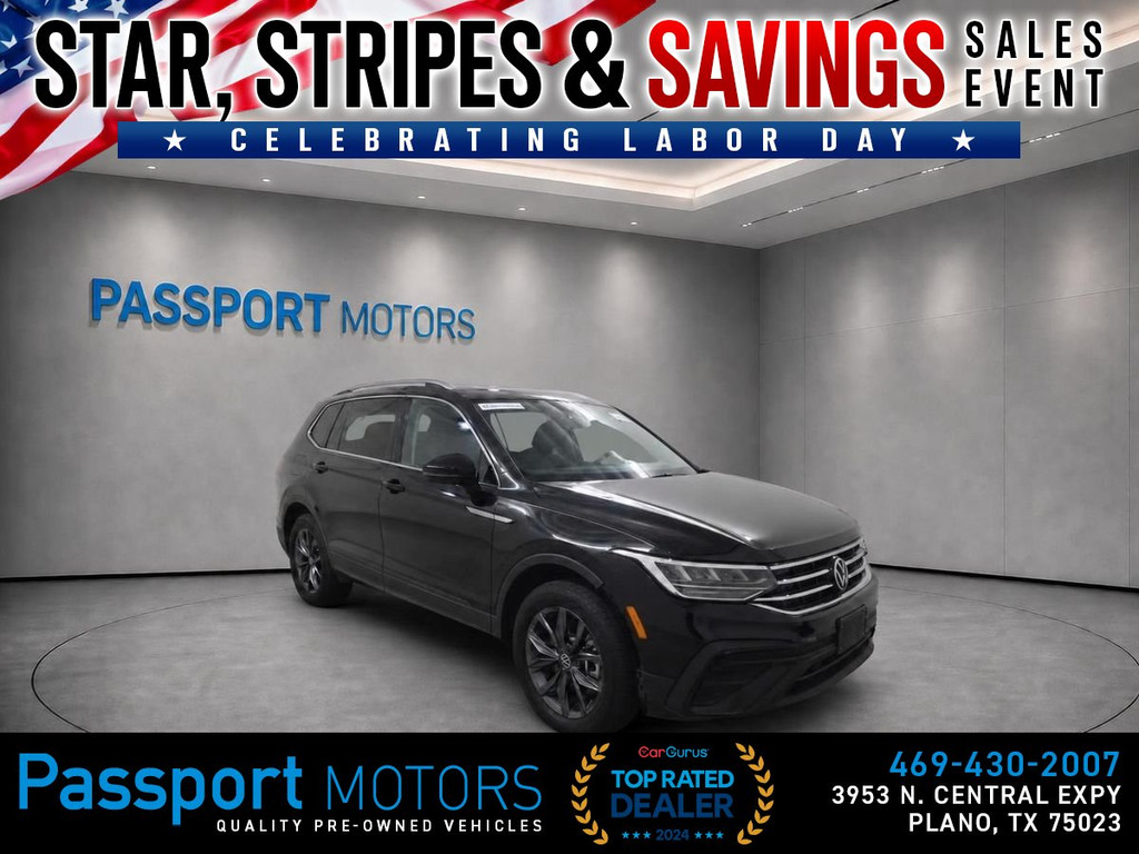 2023 VOLKSWAGEN TIGUAN SE/PANORAMIC ROOF/BLACK WHEELS for sale in PLANO