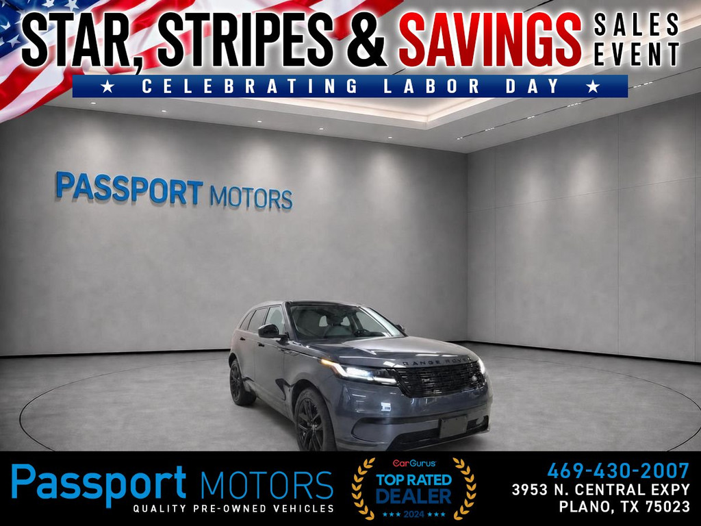 2024 LAND ROVER RANGE ROVER VELAR/VARESINE BLUE METALLIC/UP GRADED 20" WHEELS/COOLING SEATS for sale in PLANO