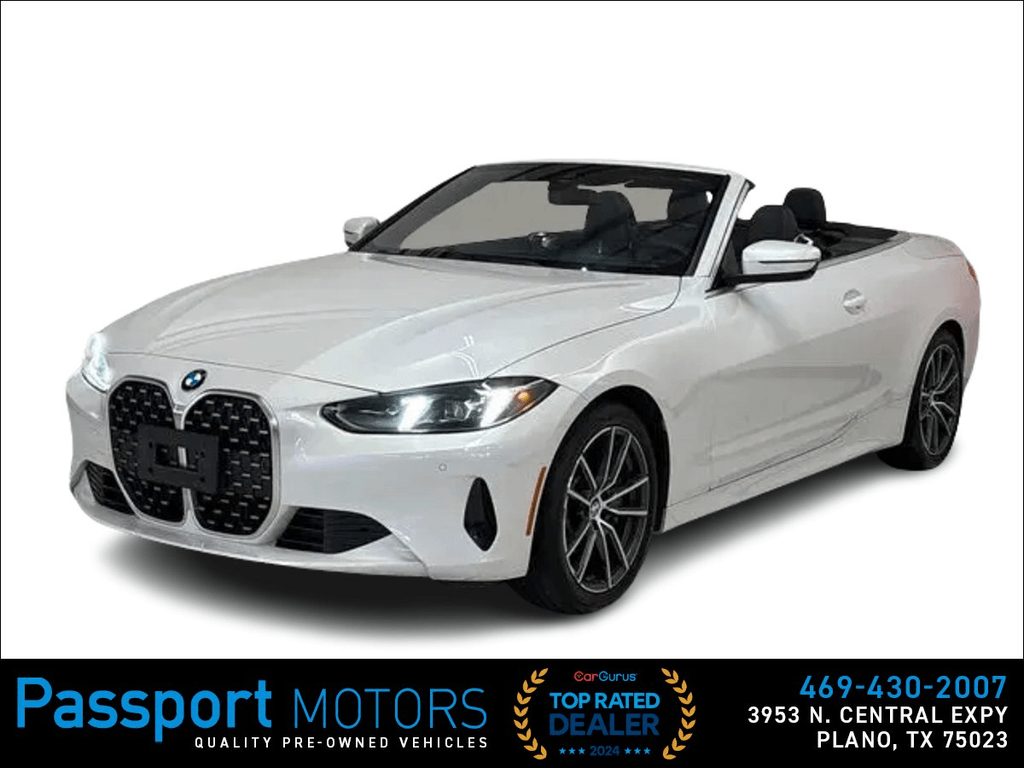 2025 BMW 430I CONVERTIBLE/PREMIUM PKG/HEADS UP DISPLAY for sale in PLANO