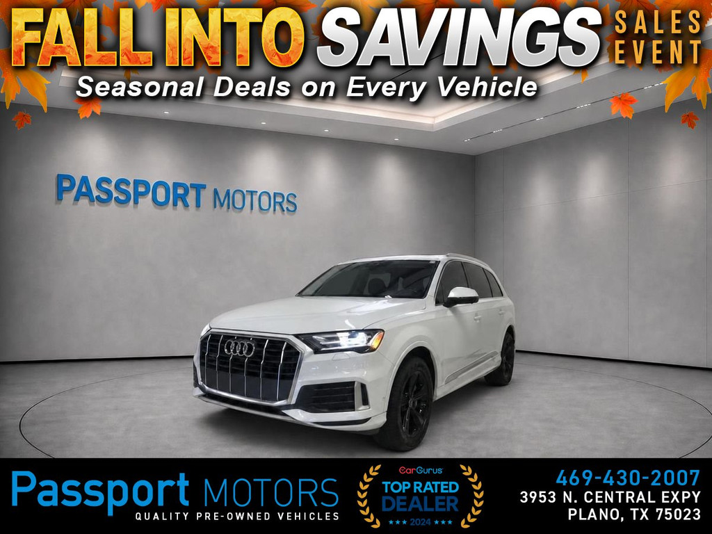 2022 AUDI Q7/PREMIUM SPORT/PANORAMIC ROOF for sale in PLANO