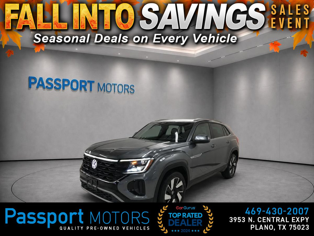 2024 VOLKSWAGEN ATLAS CROSS SPORT/PANO ROOF/UP GRADED 20" WHEELS for sale in PLANO