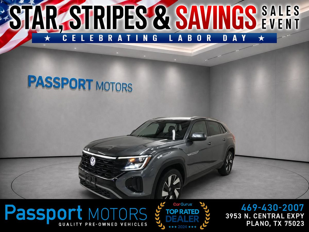 2024 VOLKSWAGEN ATLAS CROSS SPORT/PANO ROOF/UP GRADED 20" WHEELS for sale in PLANO