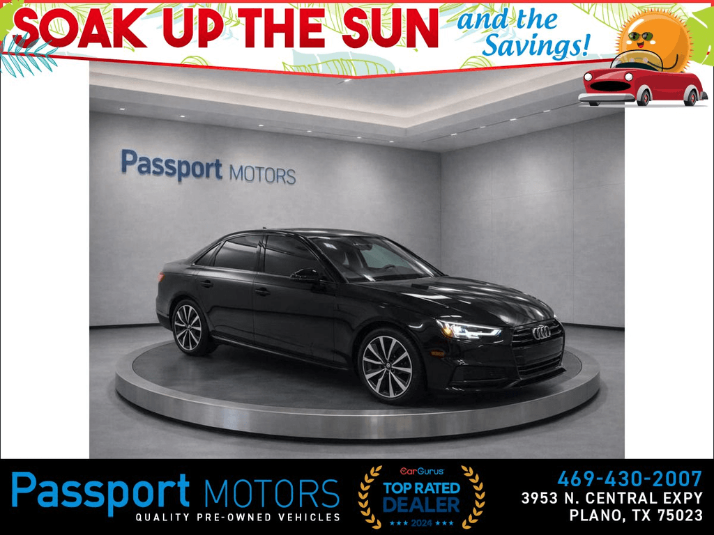 2023 AUDI A4/BLACK OPTIC PKG/PREMIUMPLUS/VENTILATED SEATS/BANG&OLUFSEN for sale in PLANO