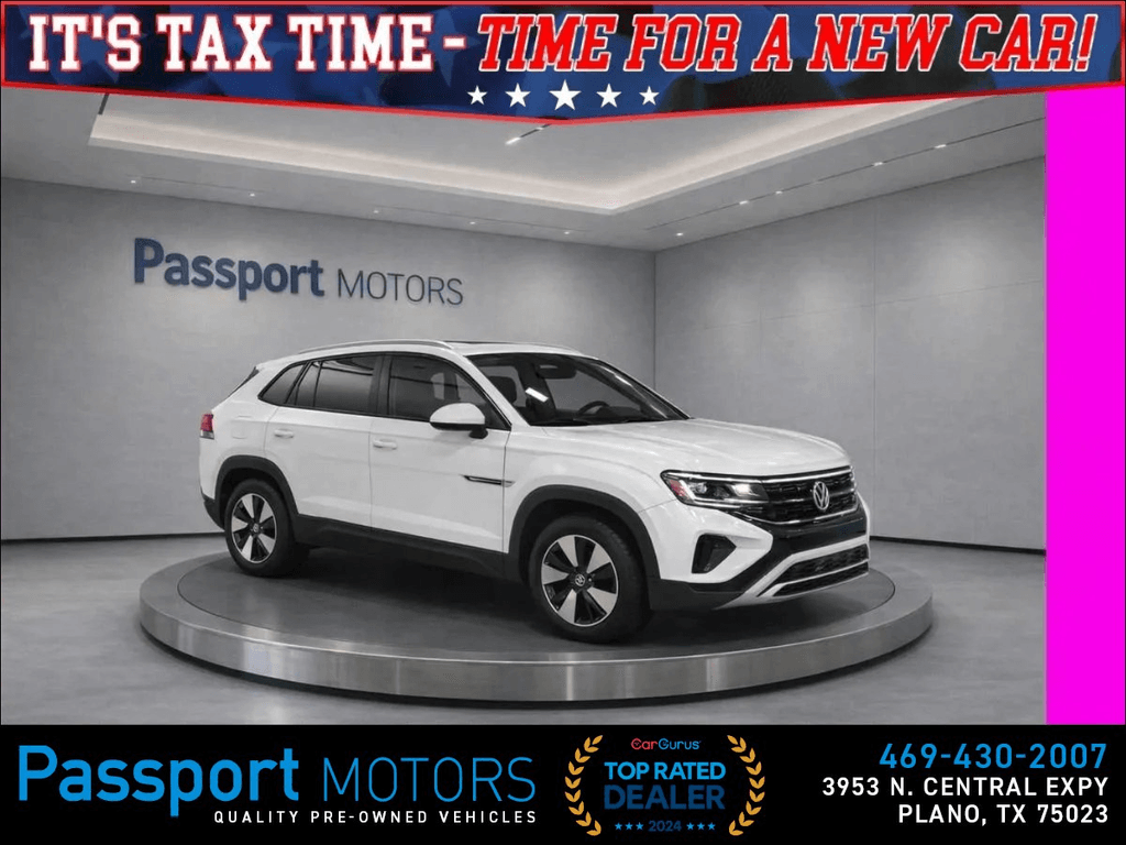 2024 VOLKSWAGEN ATLAS CROSS SPORT/SE TECH/UP GRADED 20" WHEELS for sale in PLANO