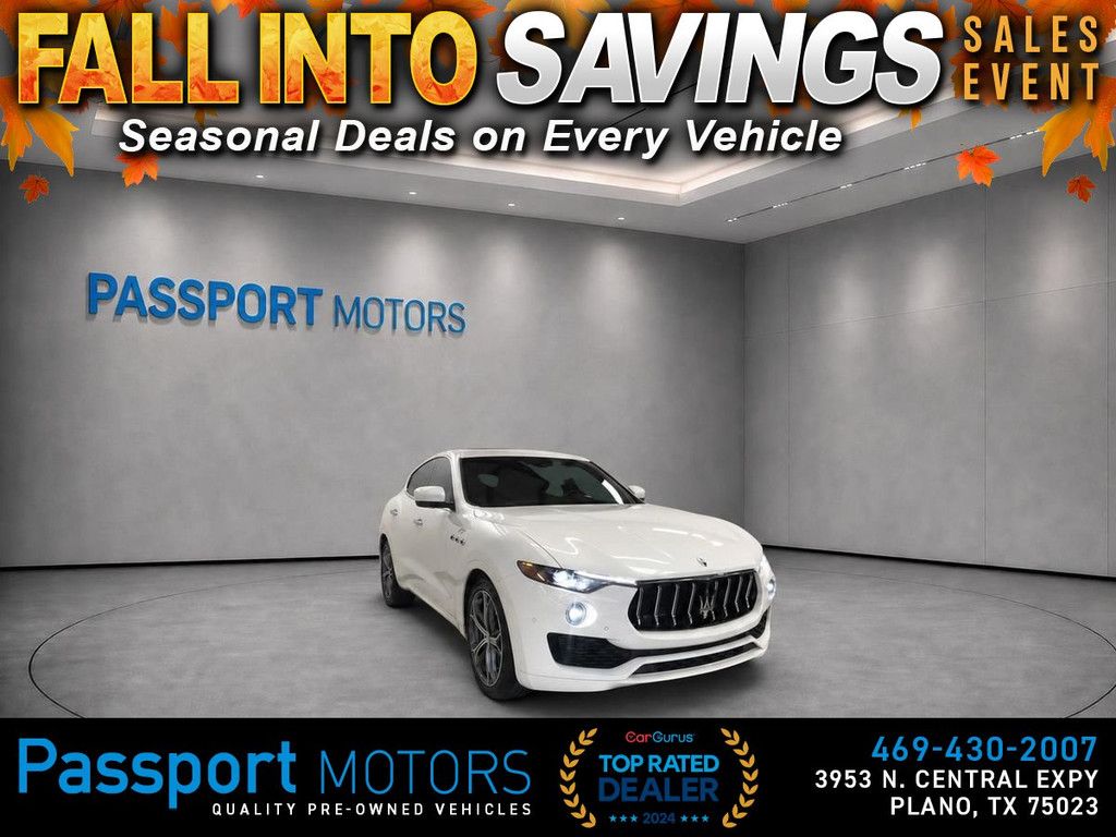 2023 MASERATI LEVANTE/UP GRADED 21" WHEELS/RED INTERIOR for sale in PLANO