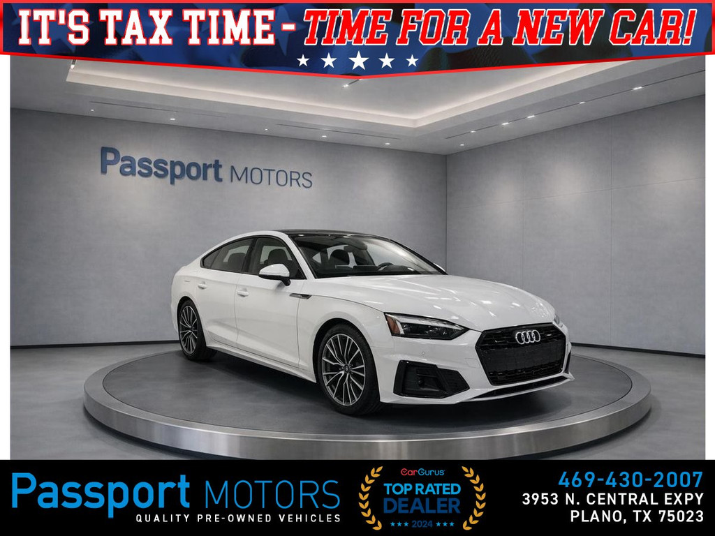 2022 AUDI A5/PREMIUM PLUS/UPGRADED SPORT WHEELS/BLACK OPTIC PKG for sale in PLANO