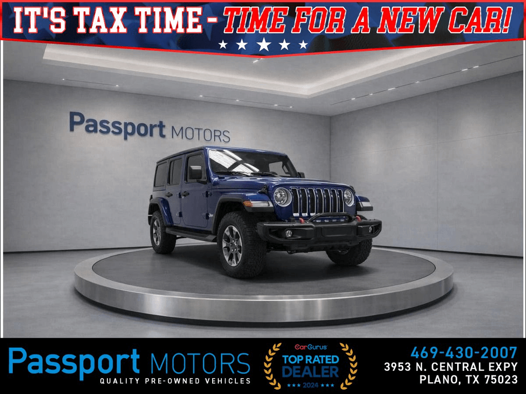 2018 JEEP WRANGLER UNLIMITED for sale in PLANO