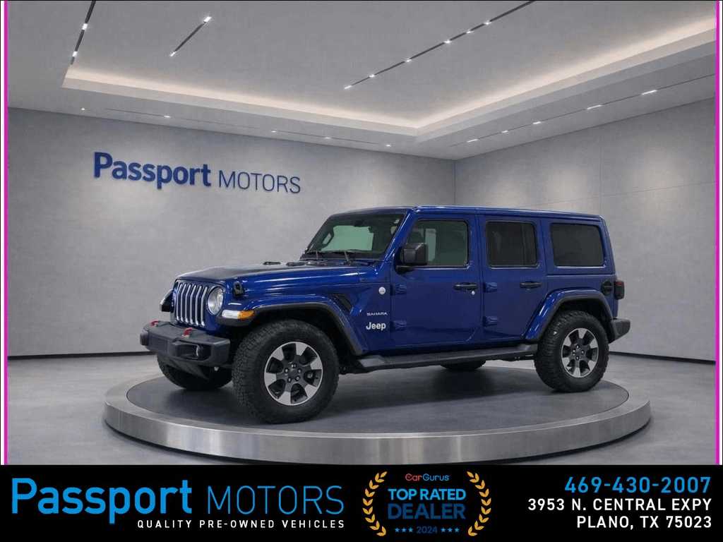 2018 JEEP WRANGLER UNLIMITED for sale in PLANO