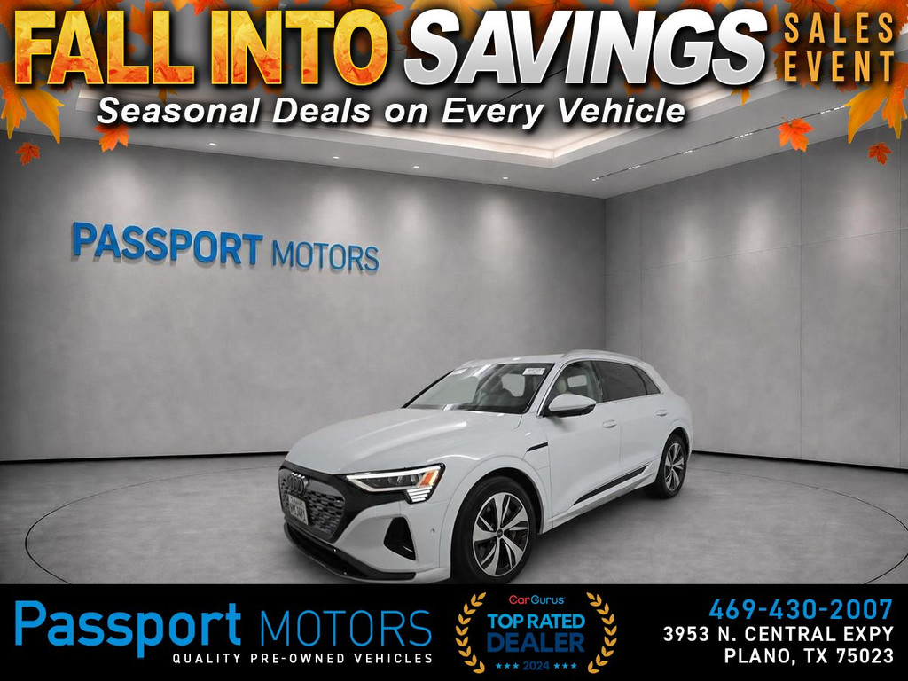 2024 AUDI Q8 E-TRON for sale in PLANO