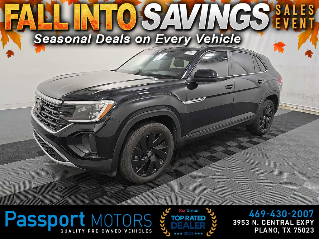 2024 VOLKSWAGEN ATLAS CROSS SPORT/SE TECH/20" BLACK WHEELS/PANO ROOF for sale in PLANO