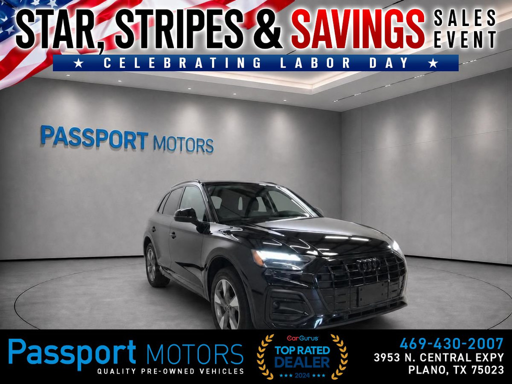 2023 AUDI Q5/BLACK OPTIC PACKAGE/19" SPORT WHEELS for sale in PLANO