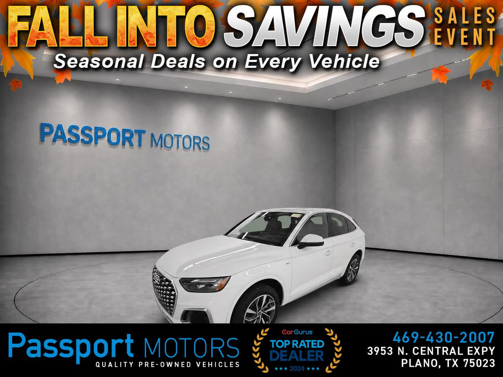 2023 AUDI Q5 SPORTBACK/PREMIUM PLUS PKG/S LINE for sale in PLANO