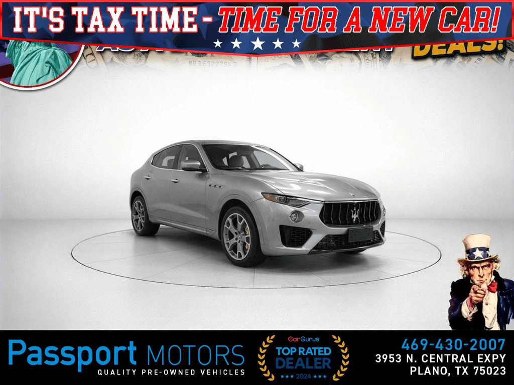 2022 MASERATI LEVANTE/MODENA/YELLOW CALLIPER/COOLING SEATS for sale in PLANO