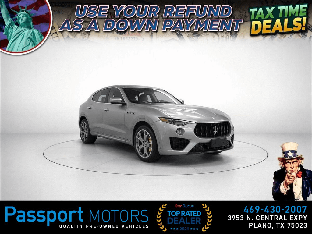 2022 MASERATI LEVANTE/MODENA/YELLOW CALLIPER/COOLING SEATS for sale in PLANO