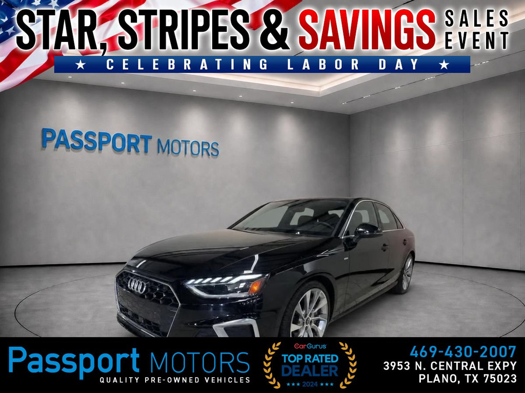 2021 AUDI A4/UP GRADED 19" WHEELS/SPORT SEATS/SPORT SUSP for sale in PLANO