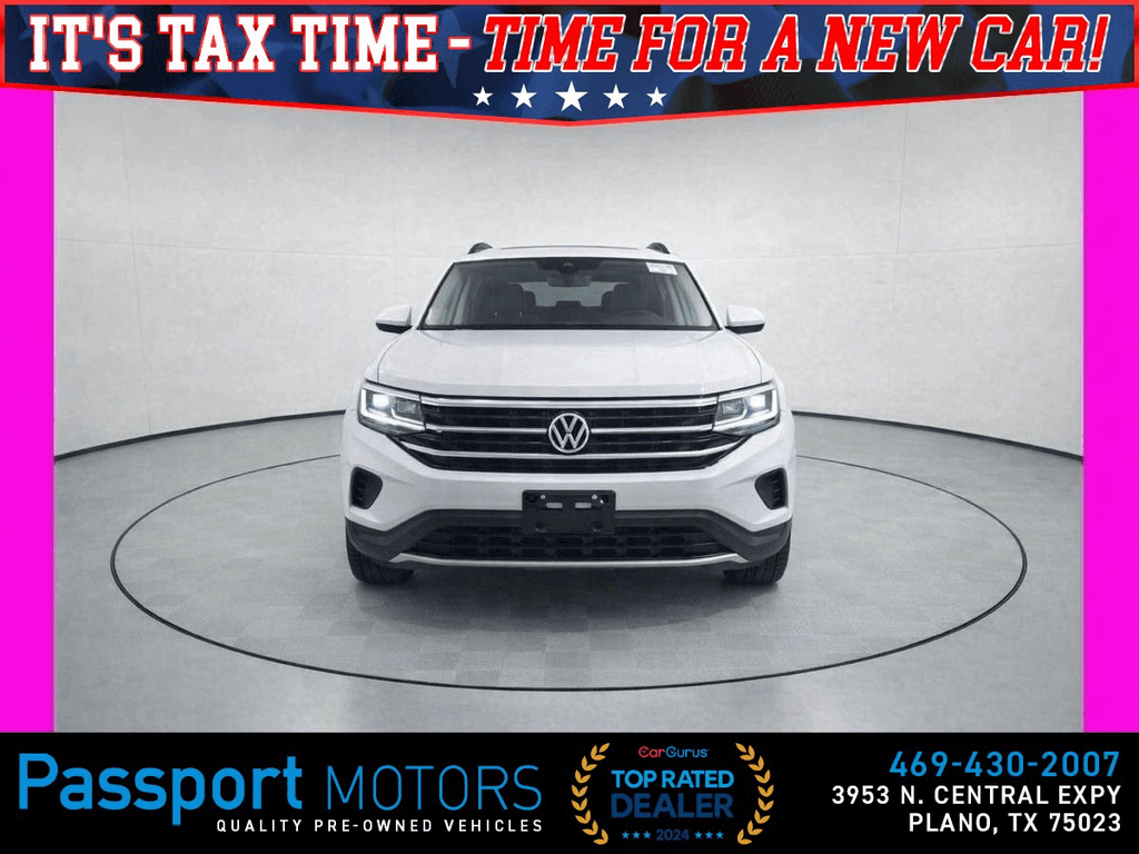 2024 VOLKSWAGEN ATLAS/PANO ROOF/20" BLACK WHEELS/COOLING SEATS for sale in PLANO