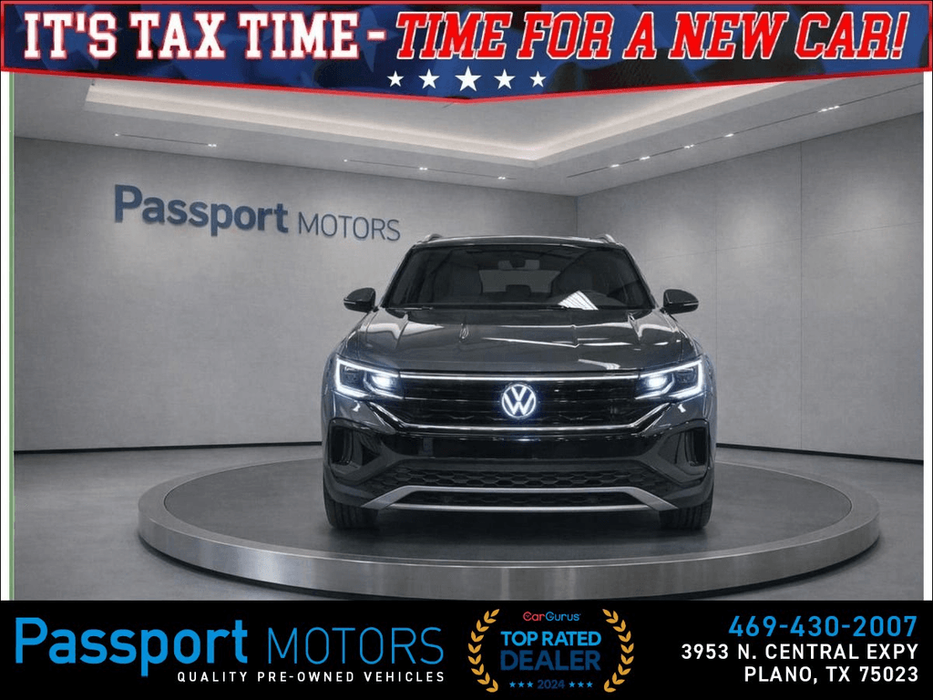 2024 VOLKSWAGEN ATLAS/20" BLACK WHEEL/PANORAMIC ROOF/COOLING SEATS for sale in PLANO