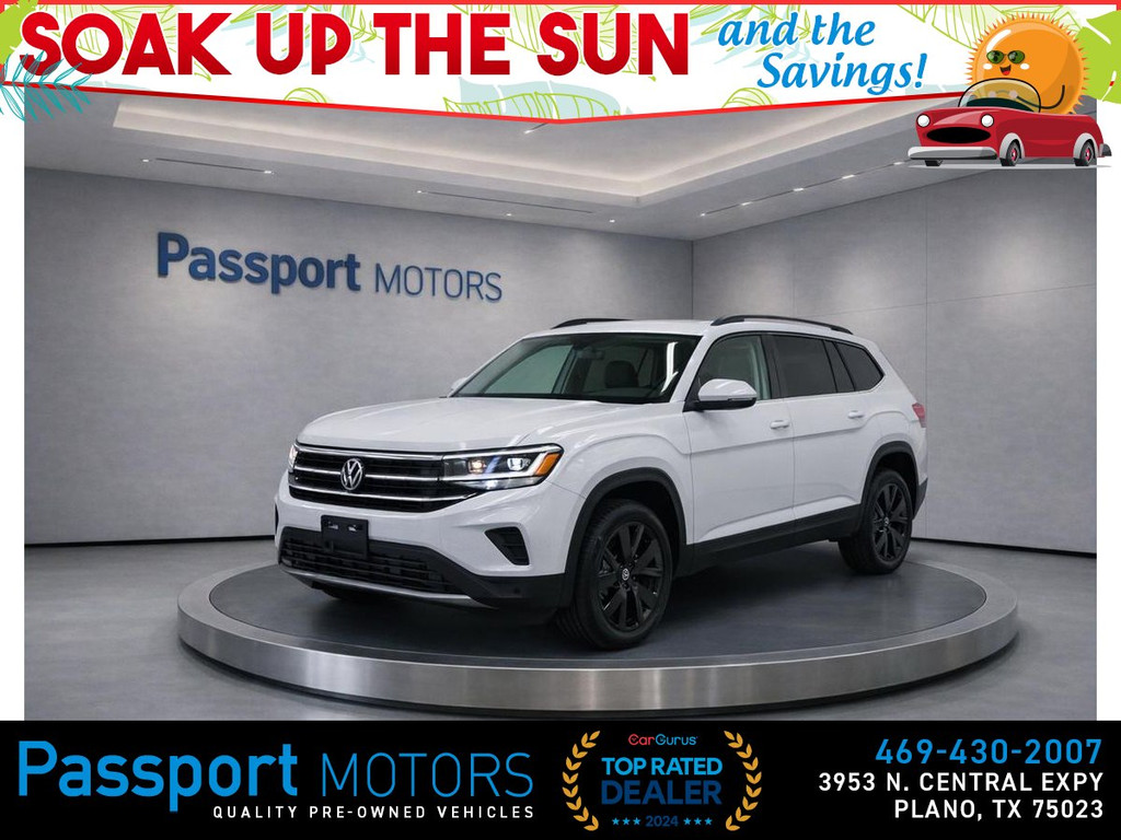 2024 VOLKSWAGEN ATLAS/SE 4 MOTION/20" BLACK WHEELS/REAR CAPTAIN CHAIR for sale in PLANO