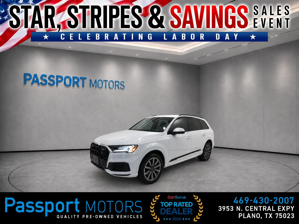 2023 AUDI Q7/EXECUTIVE PKG/BLACK OPTIC PKG/20" WHEELS/PREMIUM PLUS for sale in PLANO