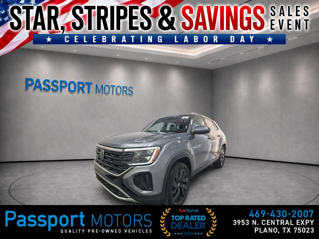 2024 VOLKSWAGEN ATLAS CROSS SPORT/SE TECH/20" BLACK WHEELS/PANO ROOF for sale in PLANO