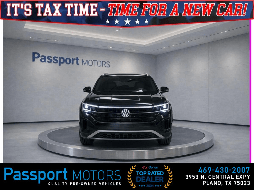 2024 VOLKSWAGEN ATLAS CROSS SPORT/UP GRADED 20" BLACK WHEELS/PANORAMIC ROOF for sale in PLANO