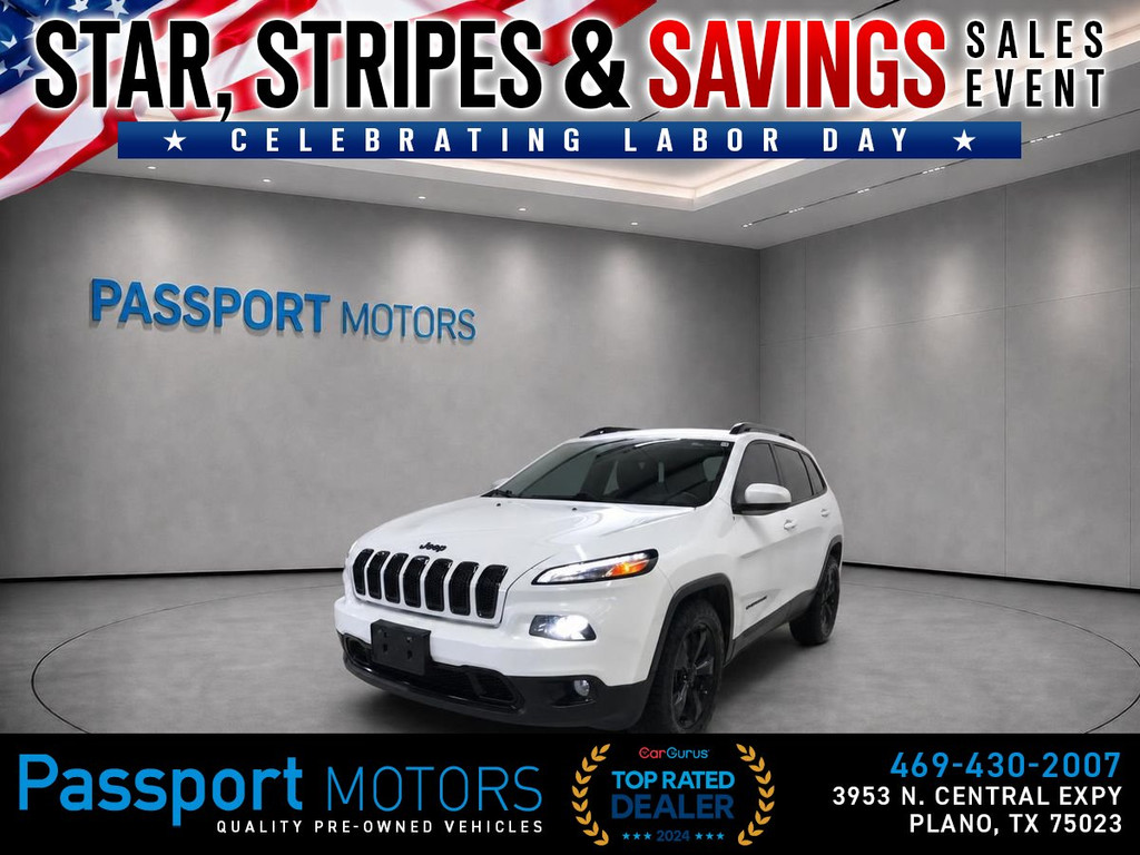 2018 JEEP CHEROKEE LATIDUDE SPORT/BLACK WHEELS for sale in PLANO