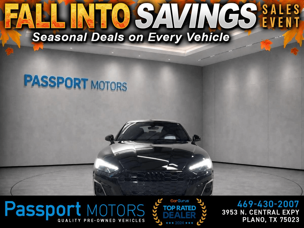 2023 AUDI A5/CONVENIENCE PKG/UP GRADED 19" SPORT WHEELS for sale in PLANO
