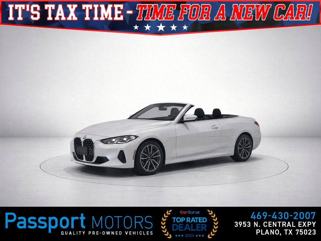 2025 BMW 430I CONVERTIBLE/PREMIUM PKG/HEADS UP DISPLAY for sale in PLANO