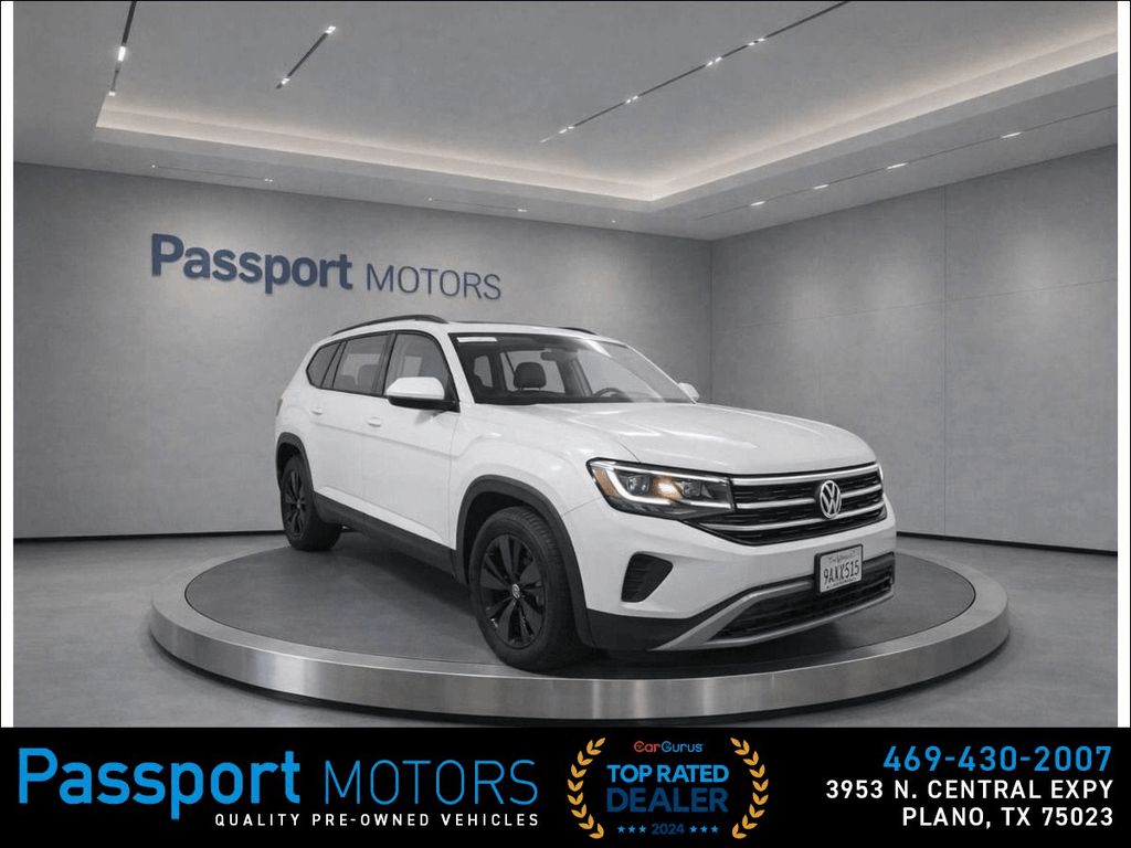 2024 VOLKSWAGEN ATLAS/REAR CAPTAIN CHAIR/PANO ROOF/20" BLACK WHEELS for sale in PLANO