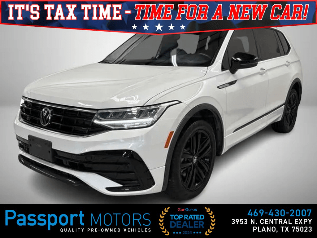 2022 VOLKSWAGEN TIGUAN SE/R LINE/BLACK OUT WHEELS/PANO ROOF for sale in PLANO