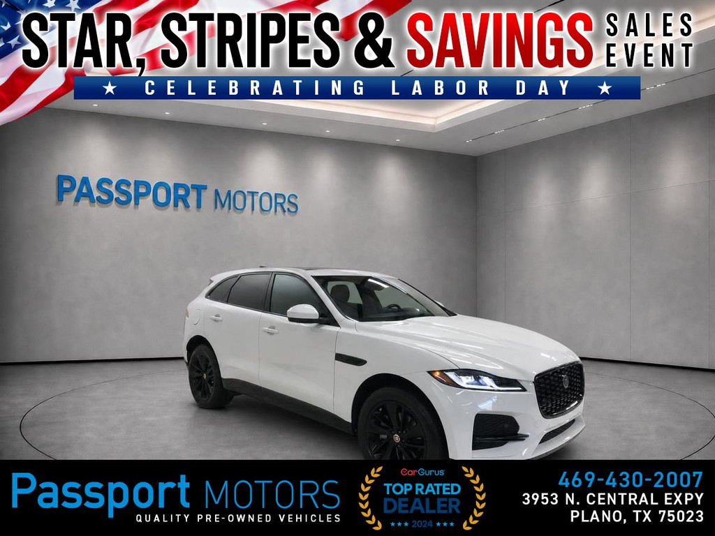 2023 JAGUAR F-PACE /S /UP GRADED 20" BLACK WHEELS/PANO ROOF/COOLING SEATS for sale in PLANO