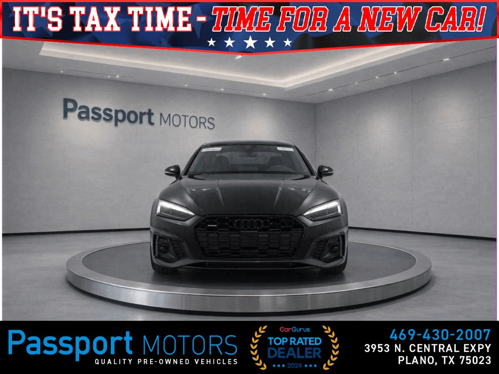 2023 AUDI A5/SPORT LINE/BLACK OPTIC/PREMIUM PLUS for sale in PLANO