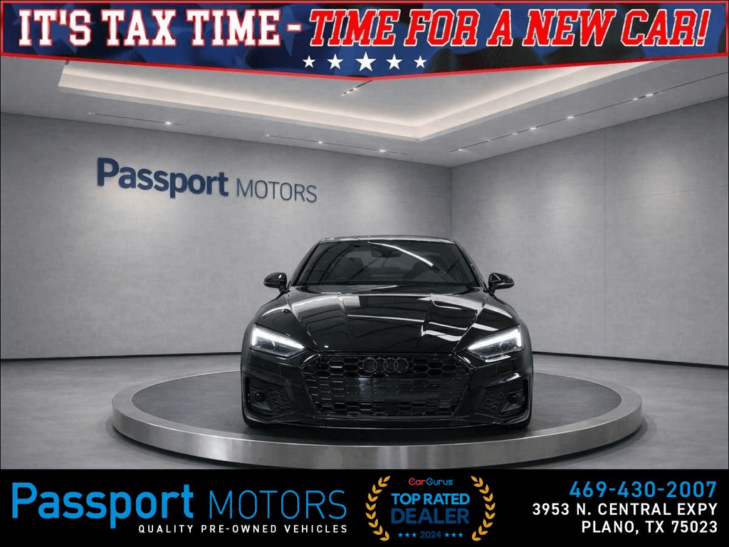 2023 AUDI A5/SPORT LINE/BLACK OPTIC/PREMIUM PLUS for sale in PLANO