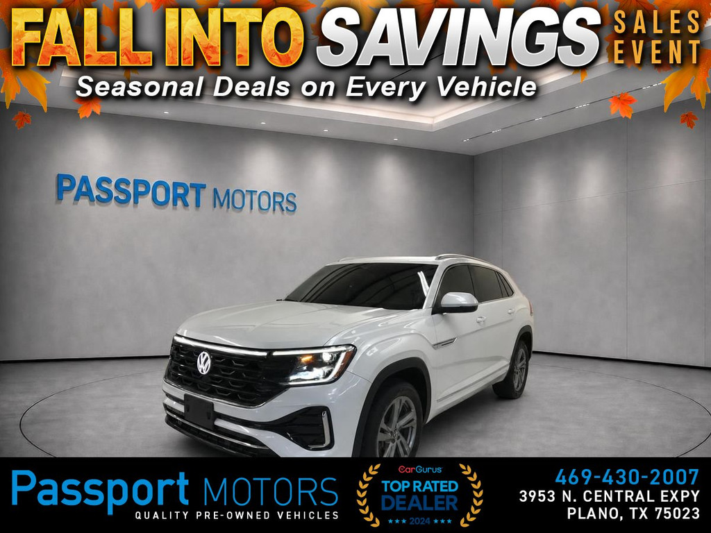 2024 VOLKSWAGEN ATLAS CROSS SPORT/SEL R-LINE /HEADS UP DISPLAY/COOLING SEATS for sale in PLANO