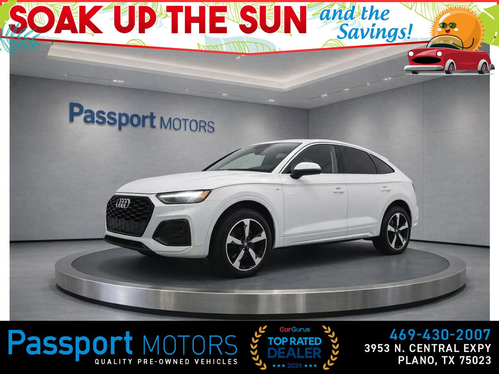 2023 AUDI Q5 SPORTBACK/BLACK OPTIC PKG/PREMIUM PLUS PKG/COOLING SEATS for sale in PLANO