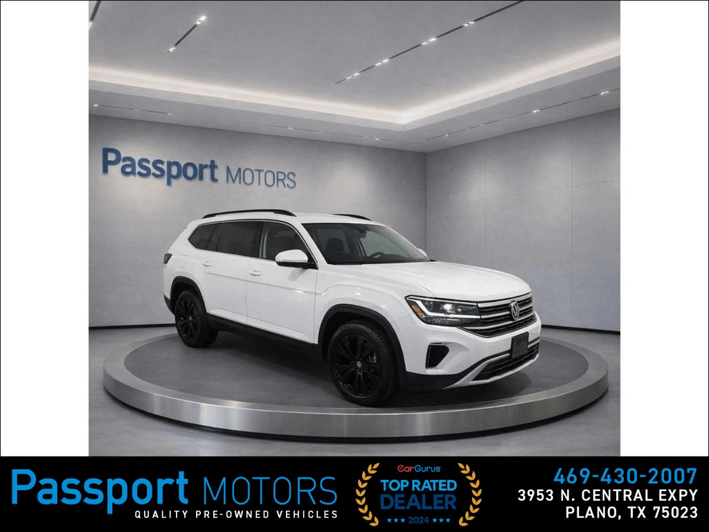 2024 VOLKSWAGEN ATLAS/TECH PKG/UP GRADED 20" BLACK WHEELS for sale in PLANO