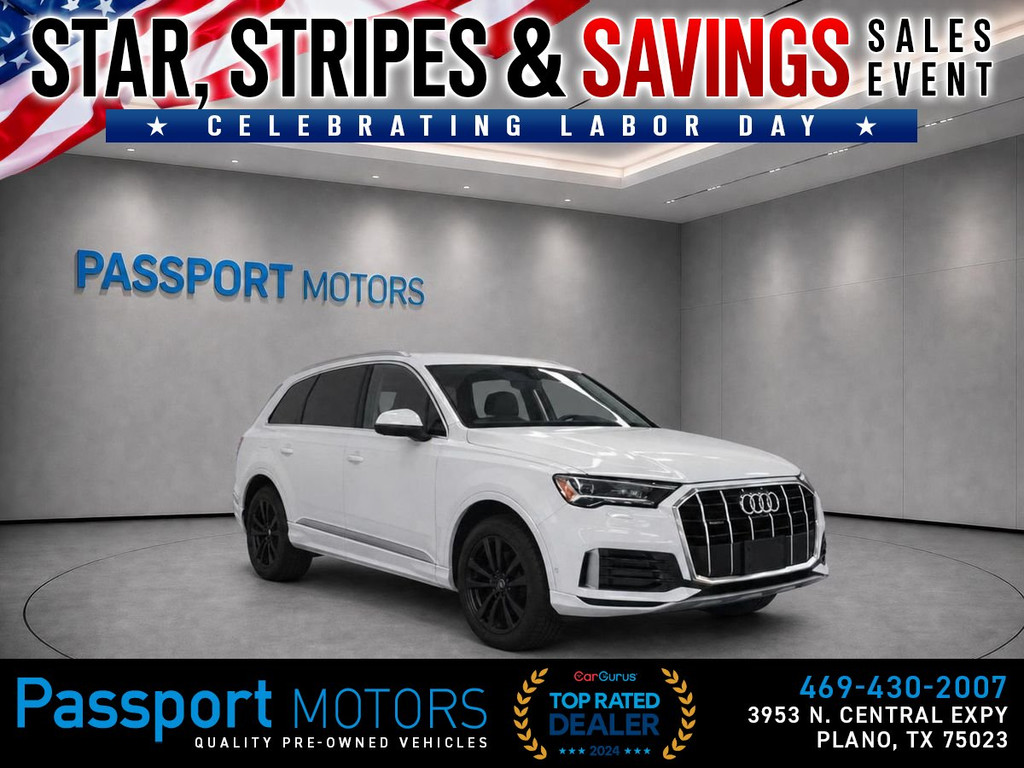 2022 AUDI Q7/PANORAMIC ROOF/UPGRADED20 "  BLACK WHEELS/ for sale in PLANO