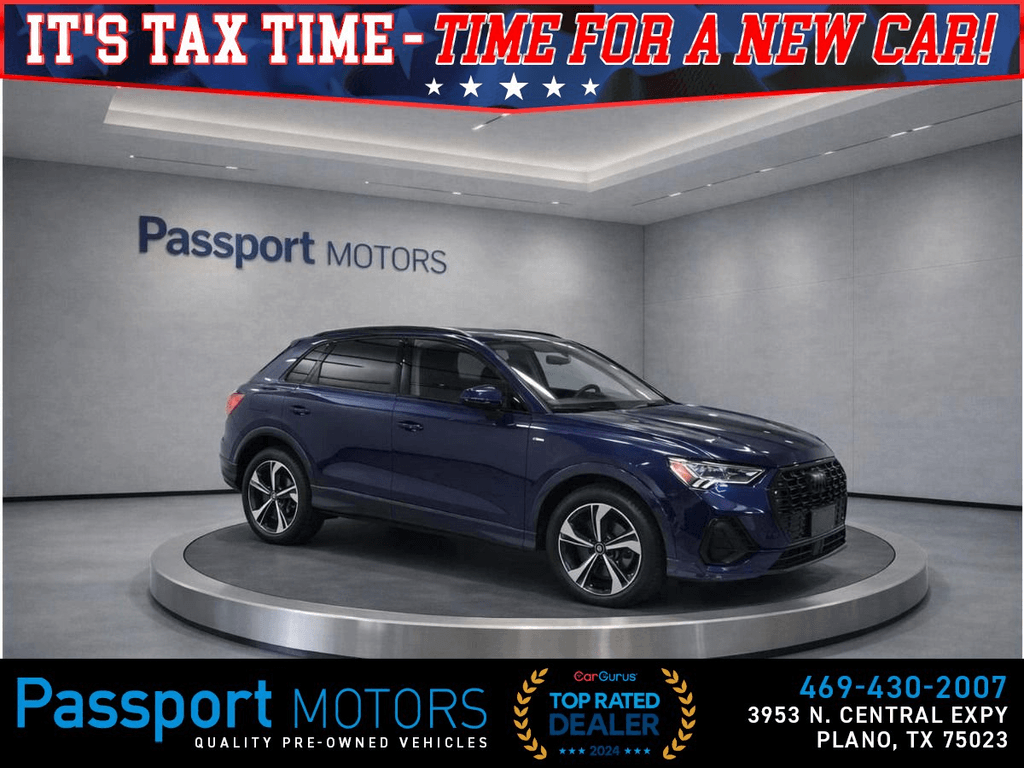 2023 AUDI Q3/BLACK OPTIC/TECH PKG/20" WHEELS/PREMIUM PLUS for sale in PLANO