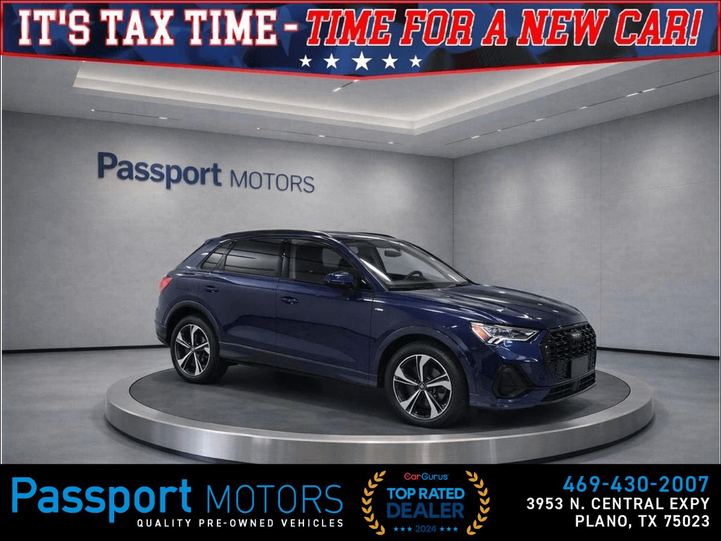 2023 AUDI Q3/BLACK OPTIC/TECH PKG/20" WHEELS/PREMIUM PLUS for sale in PLANO