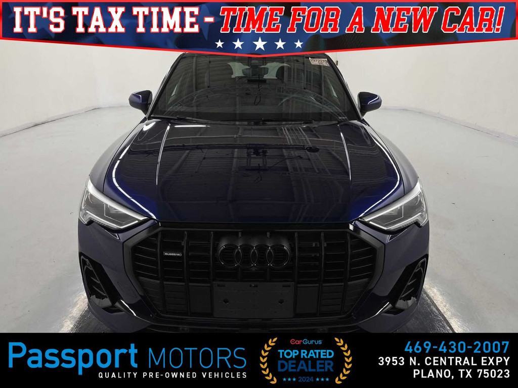 2023 AUDI Q3/BLACK OPTIC/TECH PKG/20" WHEELS/PREMIUM PLUS for sale in PLANO