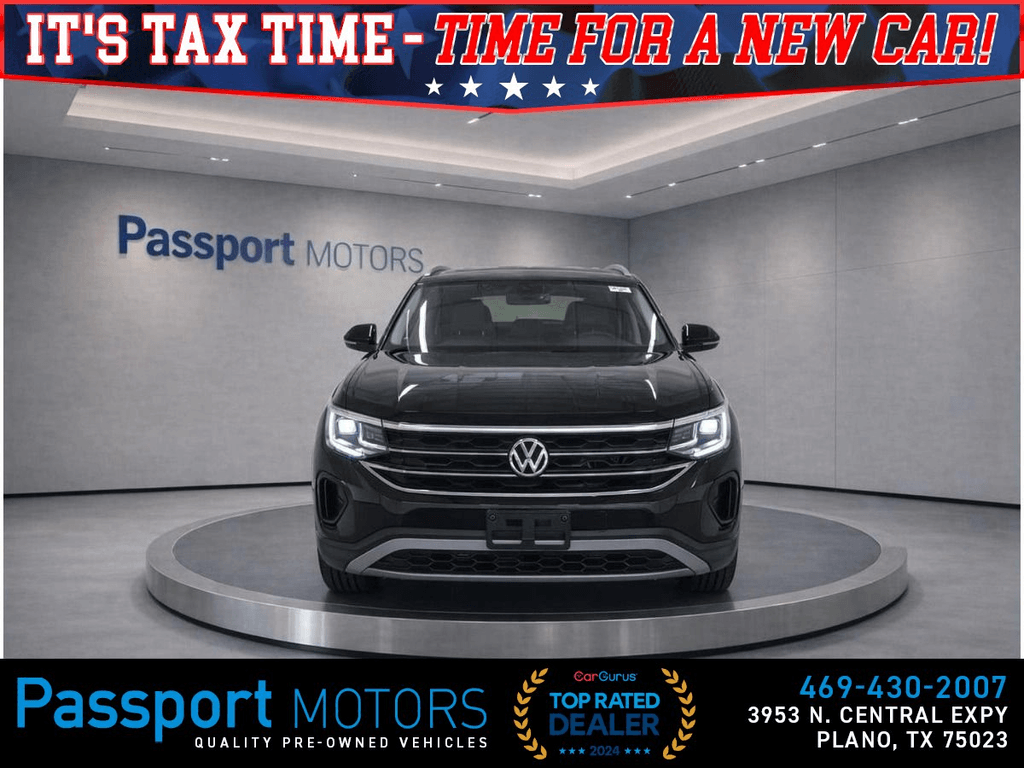 2024 VOLKSWAGEN ATLAS CROSS SPORT/SE 4 MOTION/UP GRADED 20" BLACK WHEELS for sale in PLANO