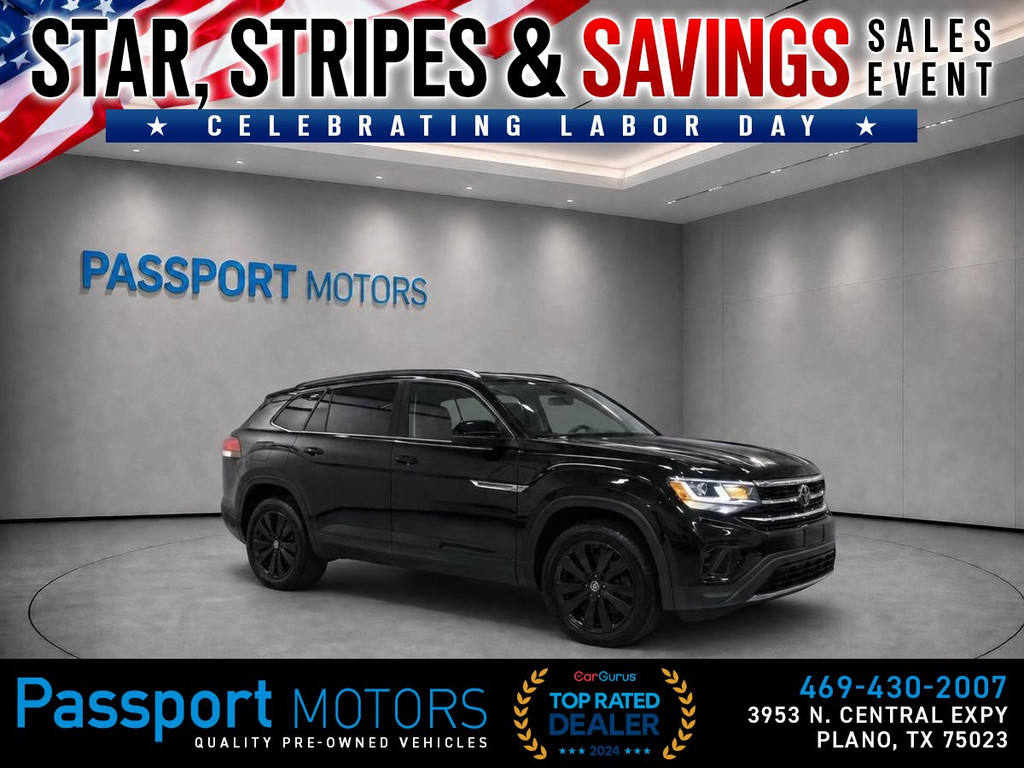 2024 VOLKSWAGEN ATLAS CROSS SPORT//SE 4 MOTION/UP GRADED 20" BLACK WHEELS for sale in PLANO