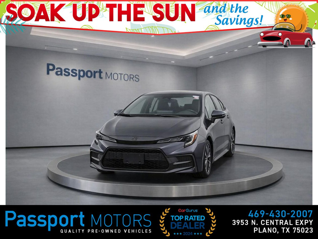 2024 TOYOTA COROLLA/REAR SPOILER/BLACK OUT WHEELS for sale in PLANO